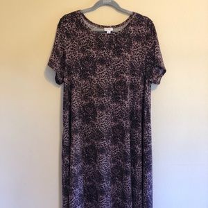 LulaRoe Carly High low flowy dress